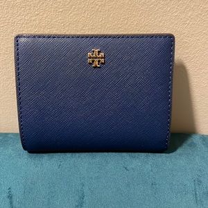 Tory Burch compact color block mini wallet